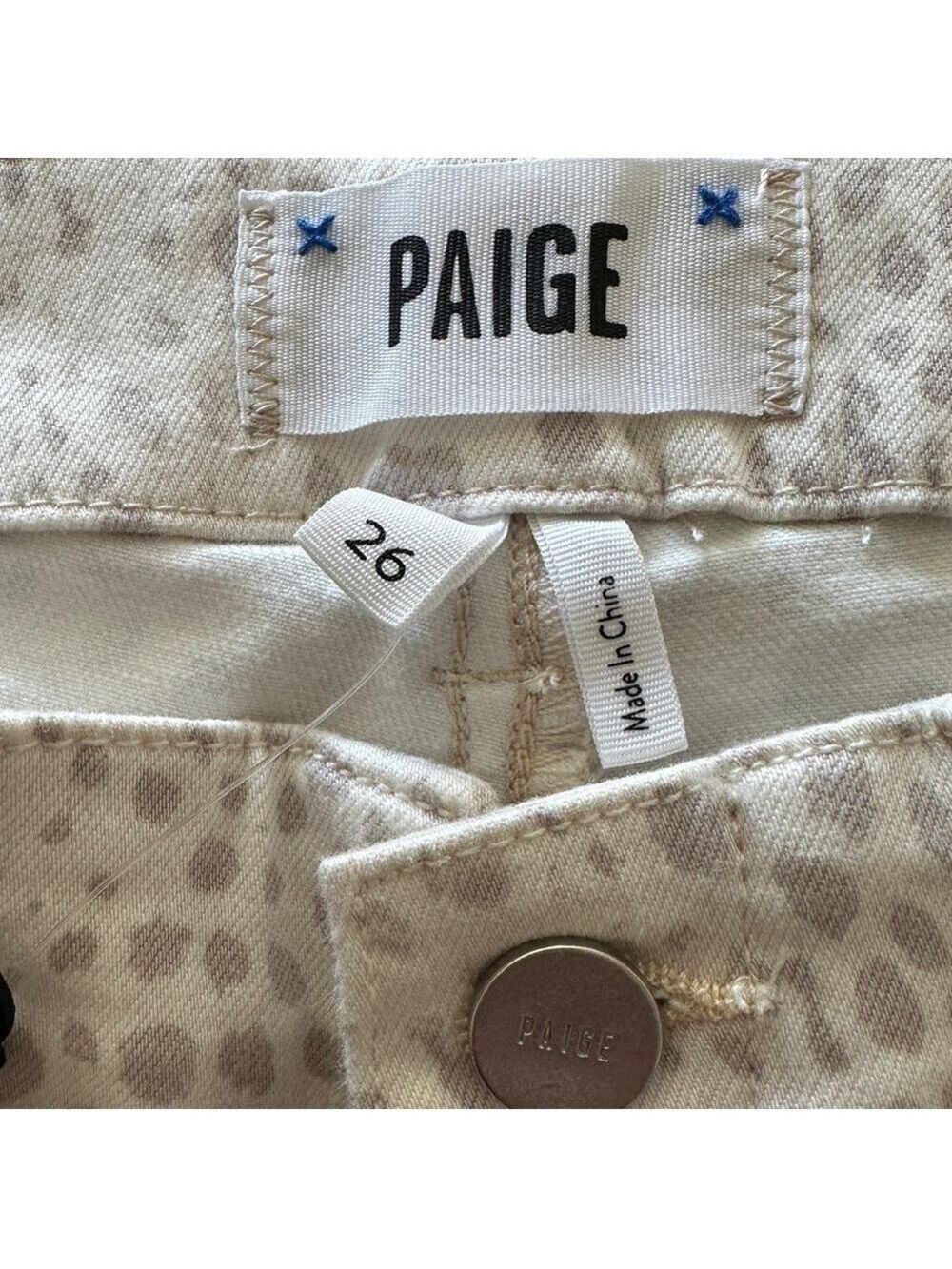 PAIGE Mayslie Jogger in Noctutnal Leopard | size 26 | NWT $299 - Picture 8 of 9